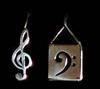 Treble/Bass Clef Earrings